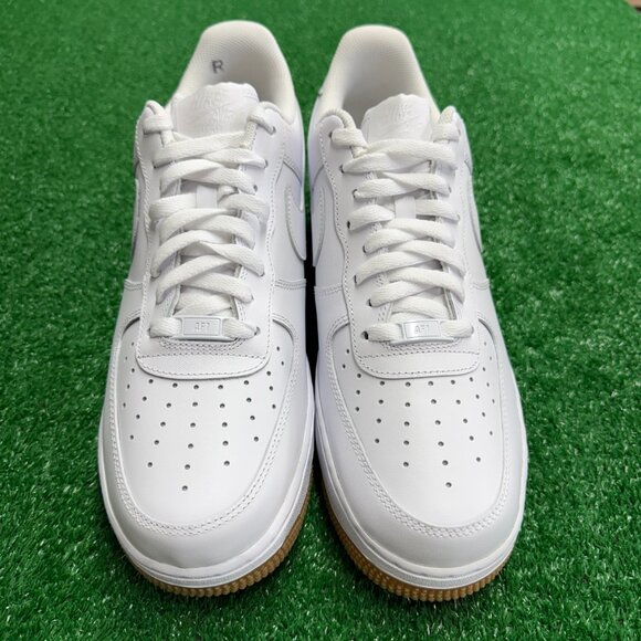 Nike Air Force 1 White Gum Mens Casual Shoes DJ2739-100 VNDS Sz 11 - Picture 2 of 7